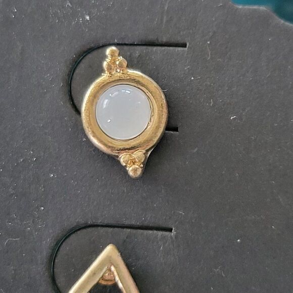 AREA Stud and Hoop Earring Set - Picture 2 of 7